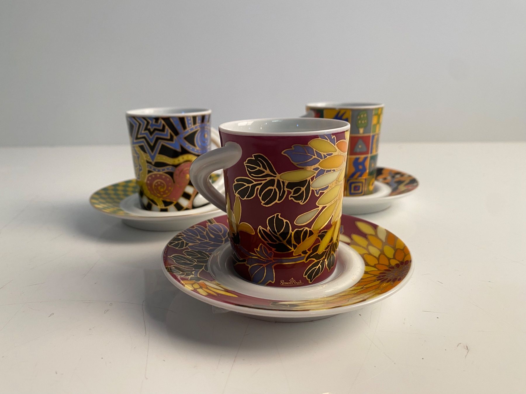 Rosenthal Tassen: 3er Set Espresso Sammeltassen Rosenthal studio-line – Gebraucht aus Küssnacht am Rigi von Brockenhaus-Rigi 3