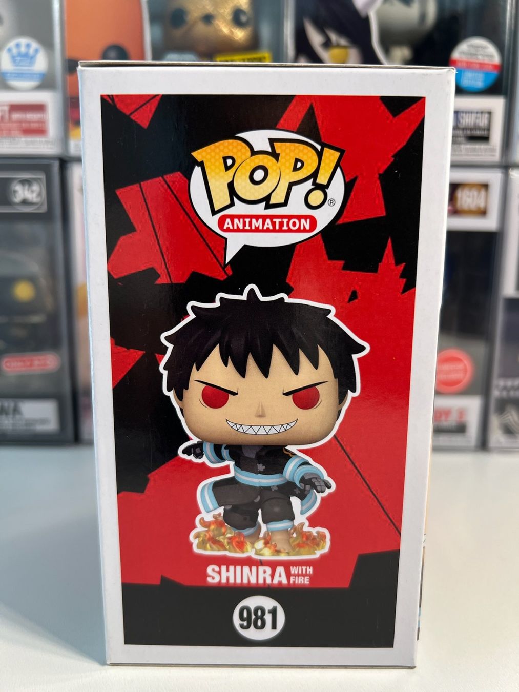 Funko Statuette: Funko POP! Animation Fire Force Shinra with Fire Edition Lim – Nuovo e nell'imballaggio originale da Le Mouret venduto da perfectbijou 1