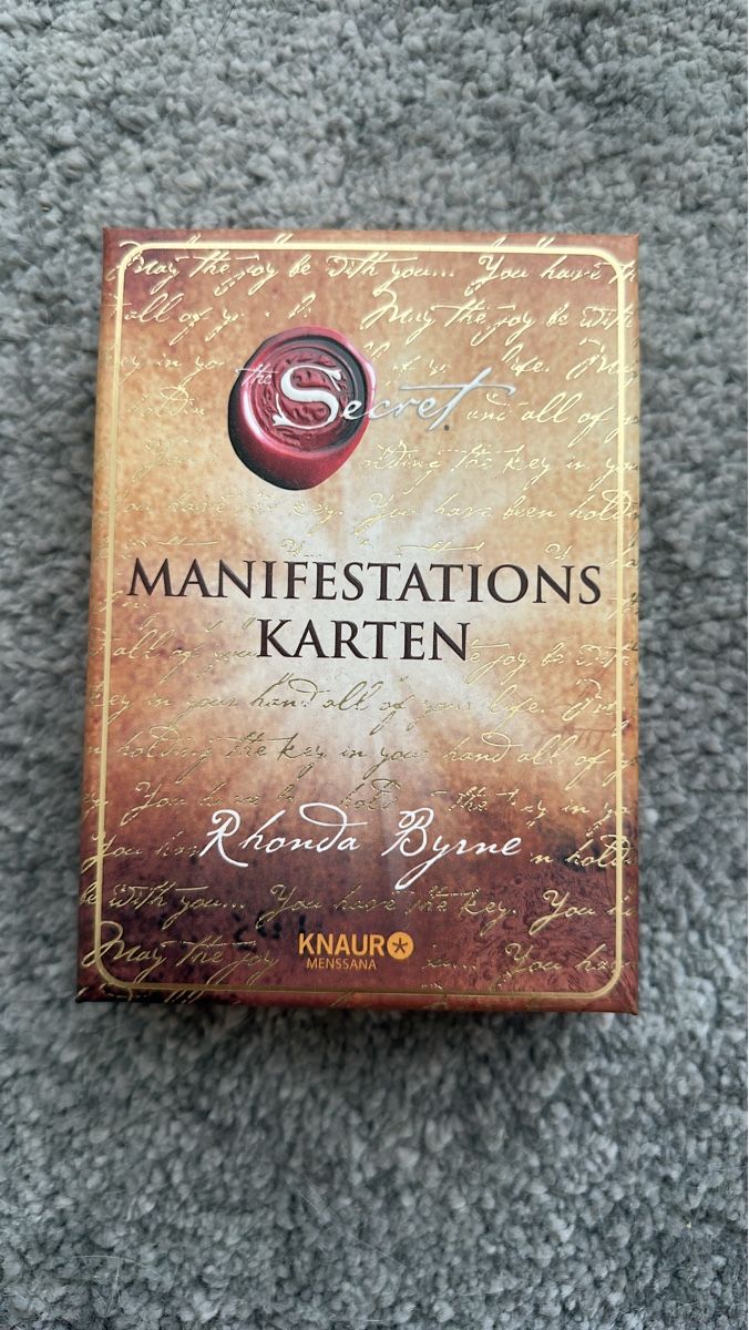 Libri: Manifestations Karten von Rhonda Byrne – Nuovo (secondo la descrizione) da Wangen SZ venduto da Jaay_Sky