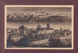 LAUSANNE et les alpes - 1914