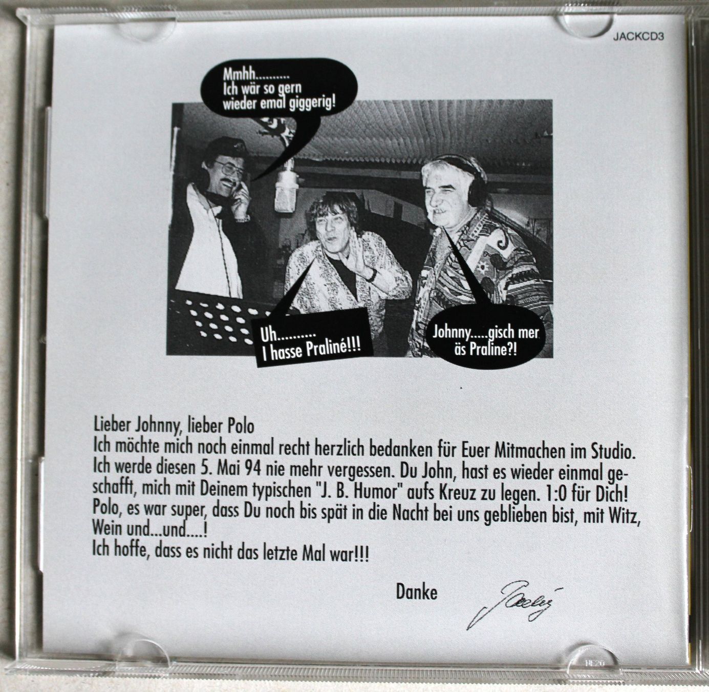CD: The Jackys / Aus im Griff – Usato da Worblaufen venduto da Cookie23 3