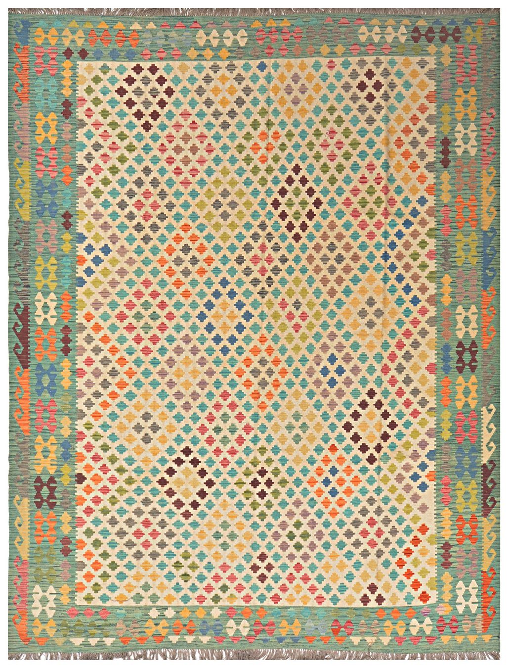 Kelim Tappeti: Oriente Kelim Teppich 400x300 cm – Nuovo e nell'imballaggio originale da Lahore venduto da Fairways79 2