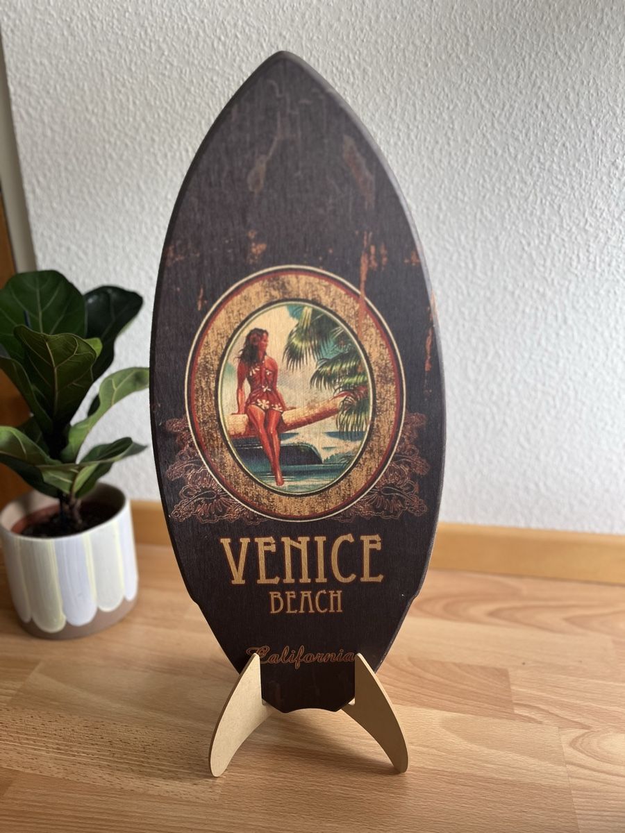Articoli in legno: Deko Holz Surfbrett – Nuovo (secondo la descrizione) da Steffisburg venduto da reniur