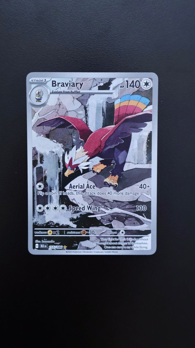 Pokémon Carte collezionabili: Pokémon Mint Condition Braviary #155 – Nuovo e nell'imballaggio originale da Obfelden venduto da vivialexandra