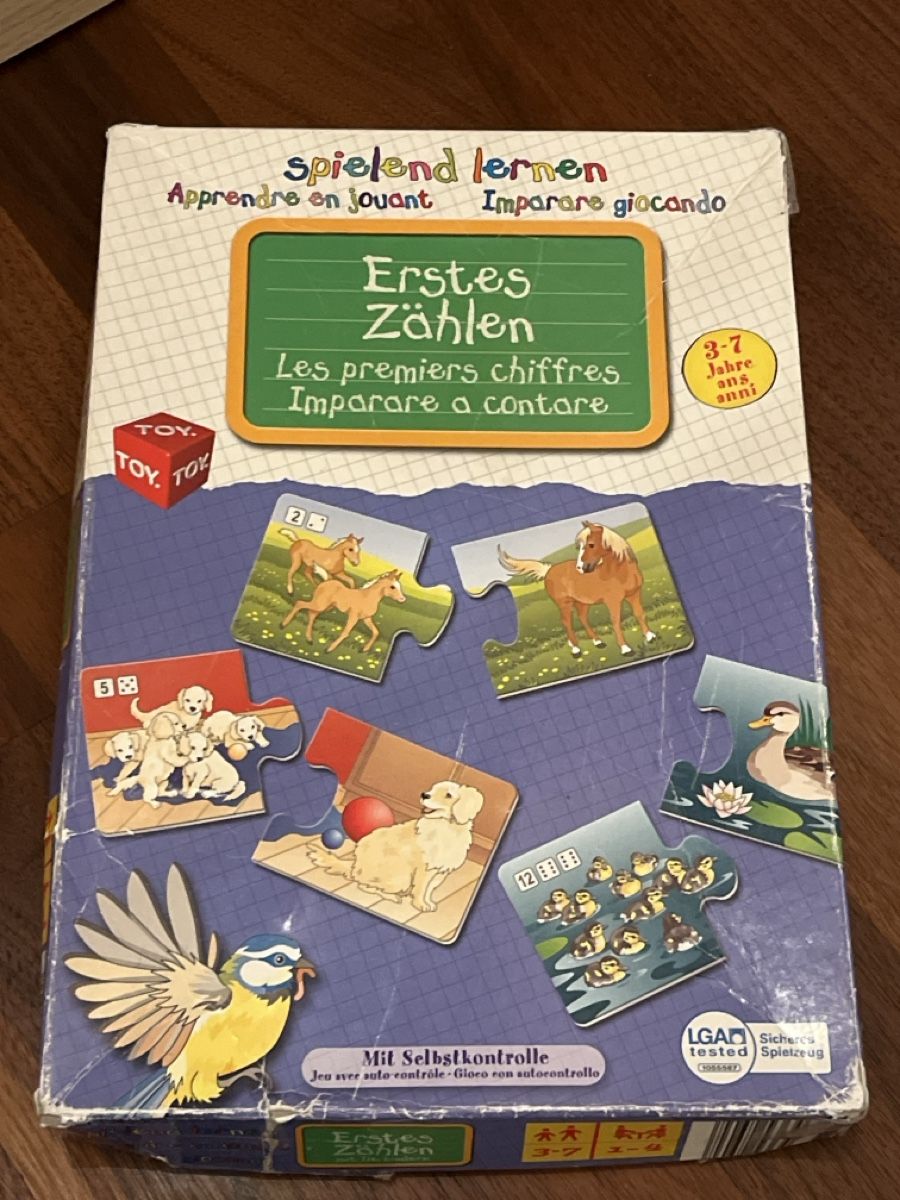 Puzzles: Erstes Zählen Tierpuzzle – Gebraucht aus Andelfingen von estark