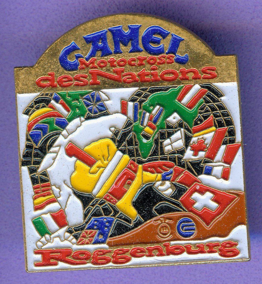 Camel Placchette & Badge: CAMEL  Motocross  Roggenburg – Usato da Winterthur venduto da Sammleroase
