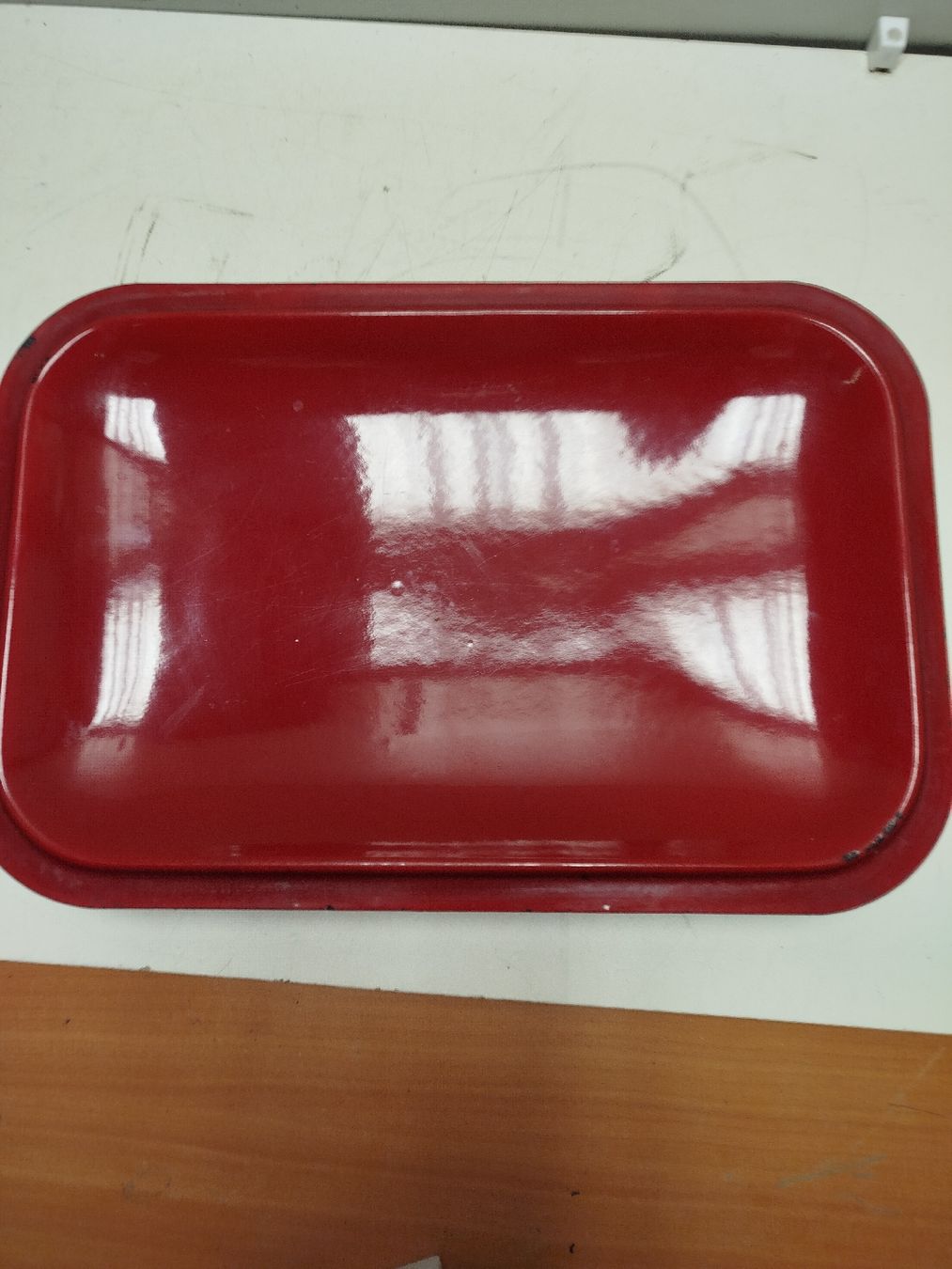Teglie da forno: Vintage Emaille Bräter, rot - (em60) – Usato da Künten venduto da Schnaepplihuus 6