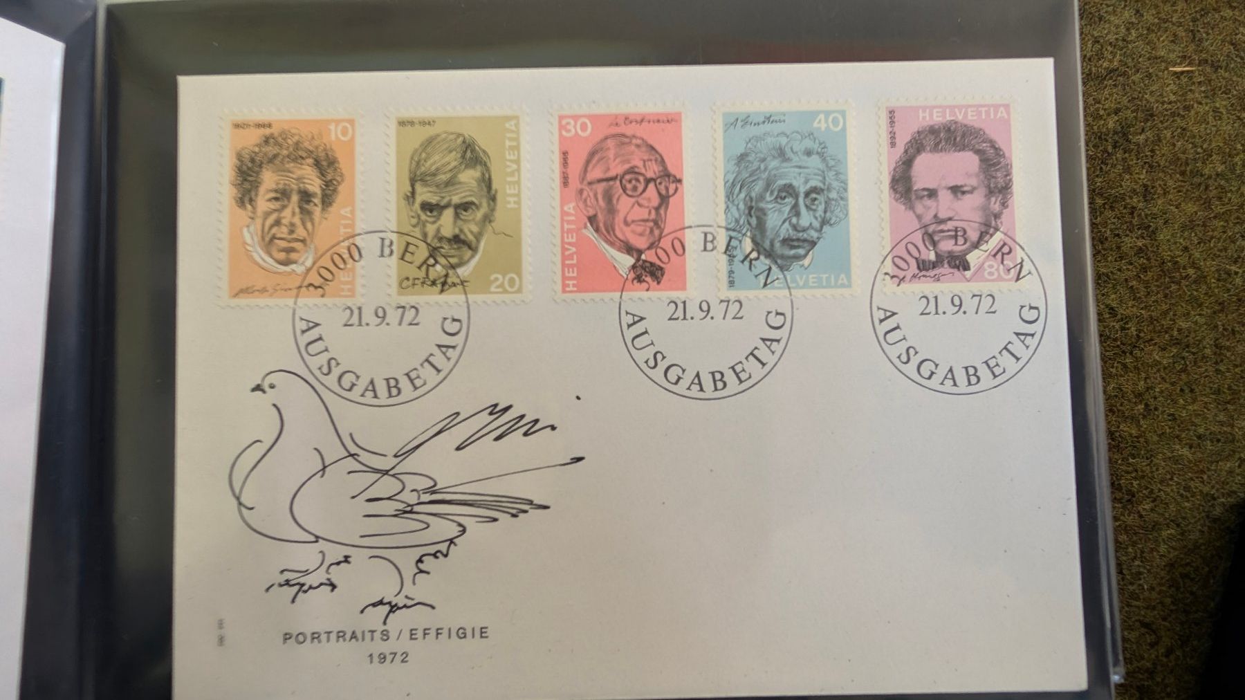 Tutti i francobolli: Briefmarkensammlung mit verschiedenen Schweizer Marken – Usato da Mogelsberg venduto da Martin122 2