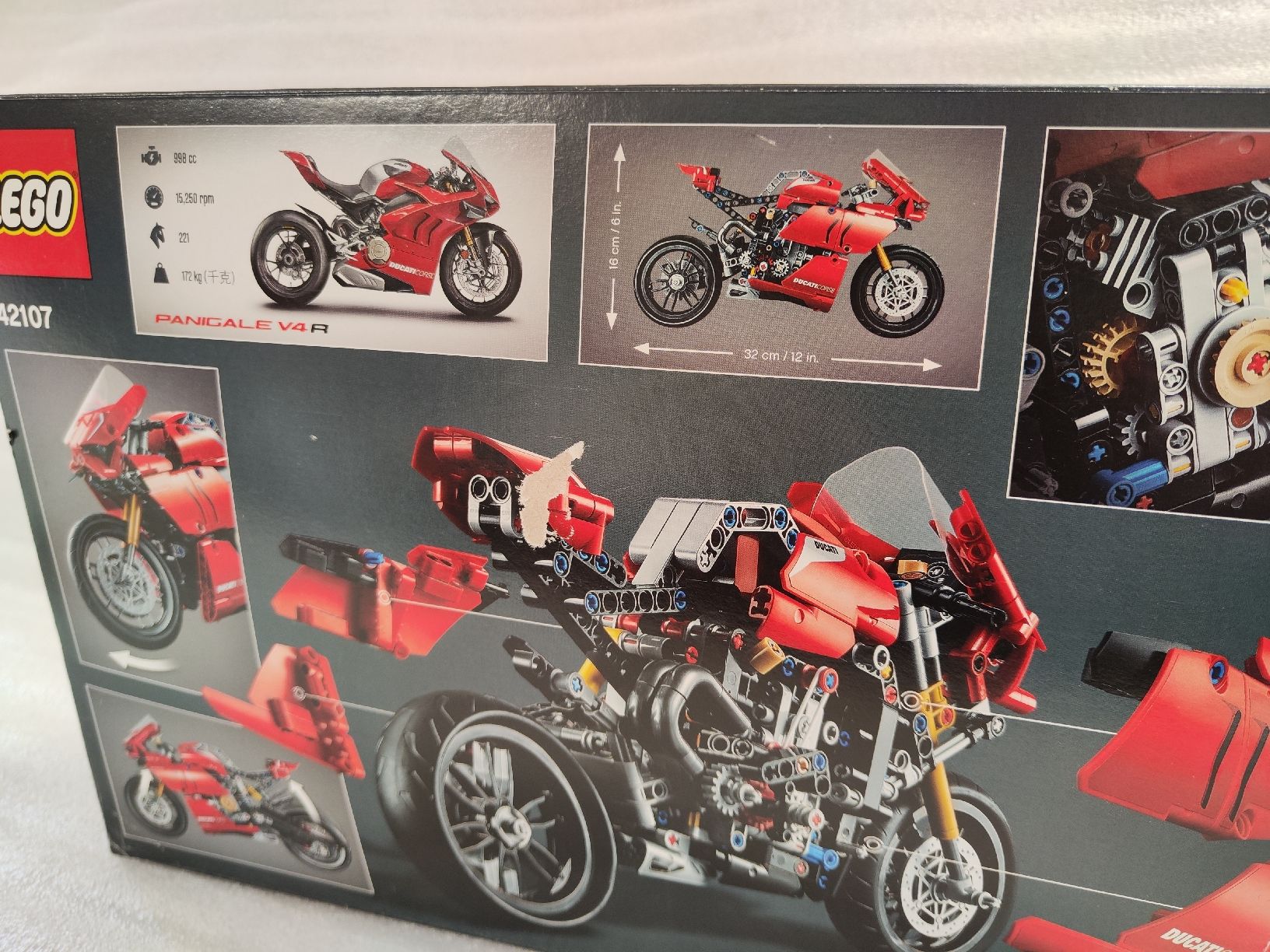 Lego Spielzeuge: LEGO Technic Motorrad Ducati Panigale V4 R 42107 – Gebraucht aus Muhen von Handschlagg 6