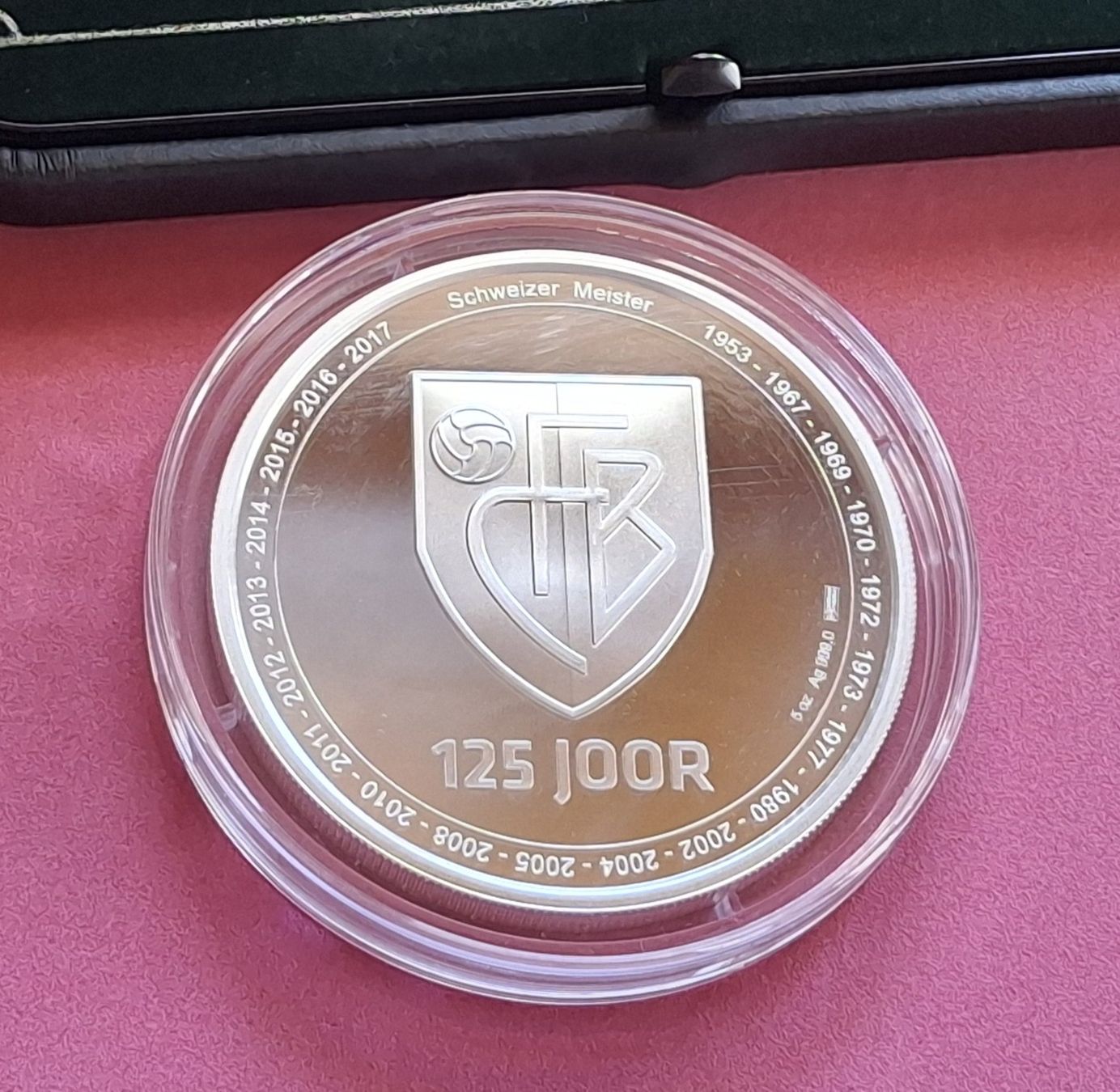 Medaglie: FC BASEL 2018 - 5 OZ FEINSILBER – Nuovo (secondo la descrizione) da Boniswil venduto da dpd4coins 5