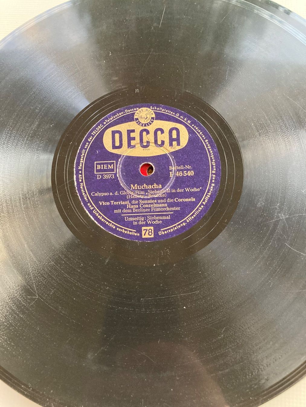 Dischi in vinile: 9 deutsche /schweizerische Schellackplatten fürs Grammophon – Usato da Altstätten SG venduto da orthophonix 5