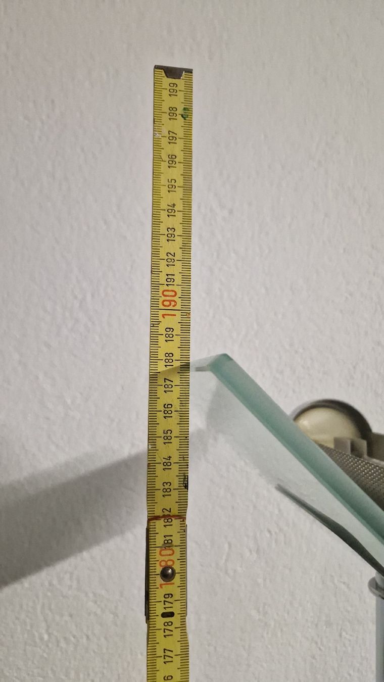 Lampade: Stehlampe mit Glasschirm – Usato da Zürich venduto da anna.caterina 3