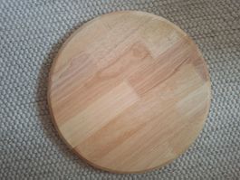 Drehpräsentierplatte aus Holz, Durchm. 46 cm, 360° drehbar