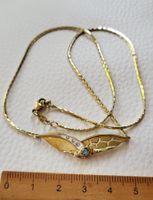 Gold 585 Collier Mit Brillanten~Topaz