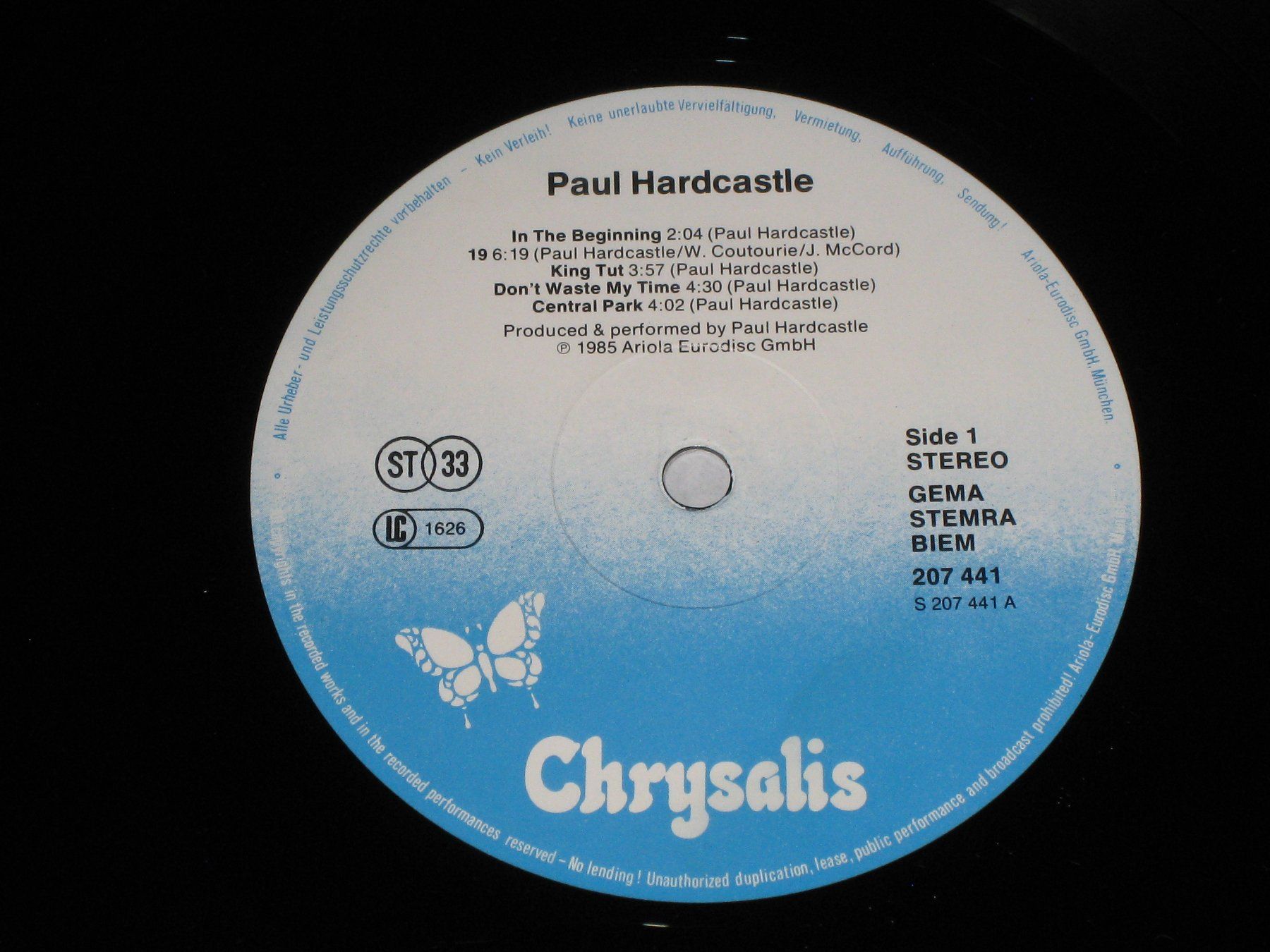 Dischi in vinile: LP - PAUL HARDCASTLE – Usato da Steckborn venduto da Quo7 1