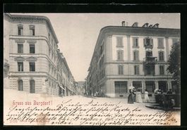 Burgdorf, Strassenpartie bei Schönwette