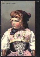 Schweiz, Appenzeller Meiteli in Tracht
