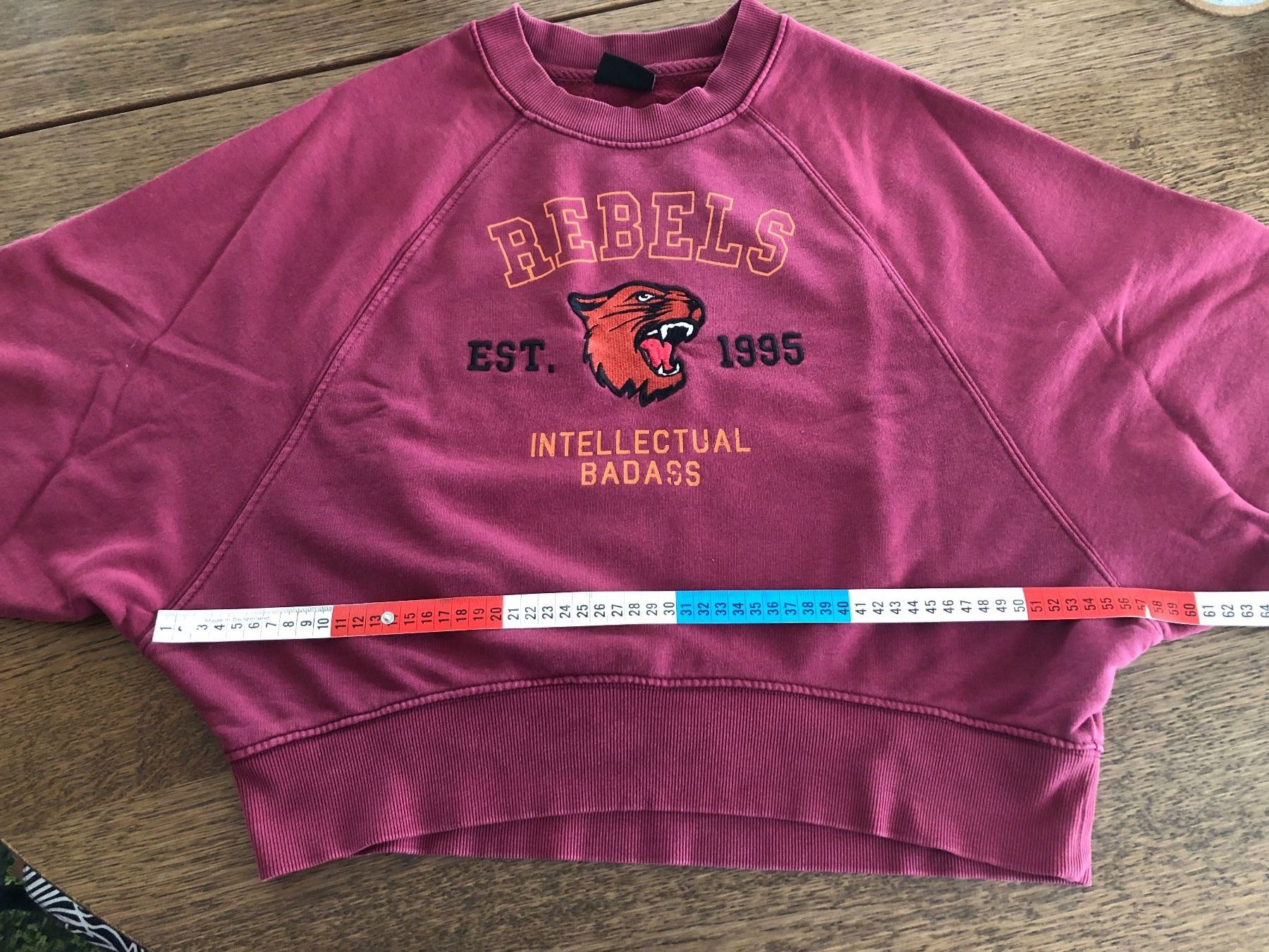 Only Maglioni & Felpe: ONLY Pullover Oversize Rouge Bordeau Burgundy S – Usato da St-Aubin FR venduto da Tiweety 5