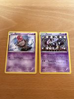 2 Pokemon Karten: Spoink & Groret