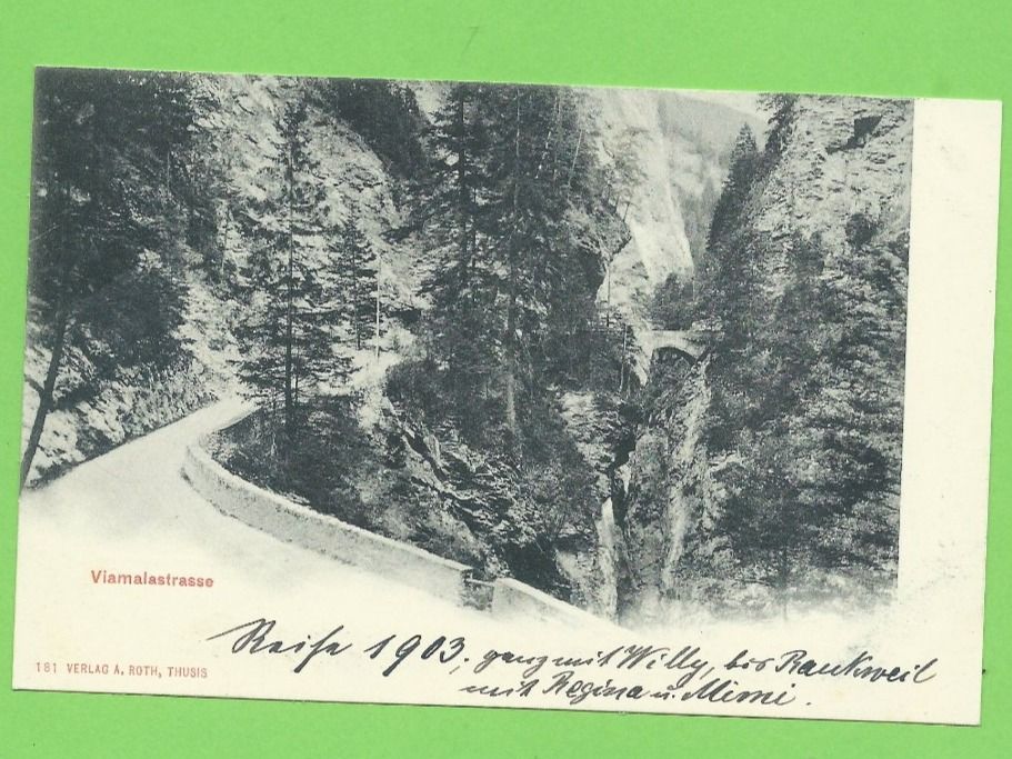 Cartoline postali: Viamalastrasse – Usato da Zürich venduto da t24_de