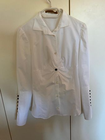 Bluse weiss Daniele Alessandrini ital. 44 / ca. 36/38