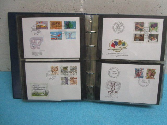 Alle Briefmarken: 280 Erstagsbriefe - 4 Alben CH von 1968-2003 - SCHNÄPPCHEN – Gebraucht aus Luzern von Horoskop1 6