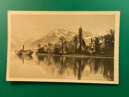 Thun - Schloss Schadau und der Niesen