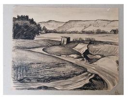 Original - unbekannte Künstler - Landschaften, 2 Stück
