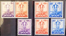 1936: Défense nationale, les timbres du bloc, **