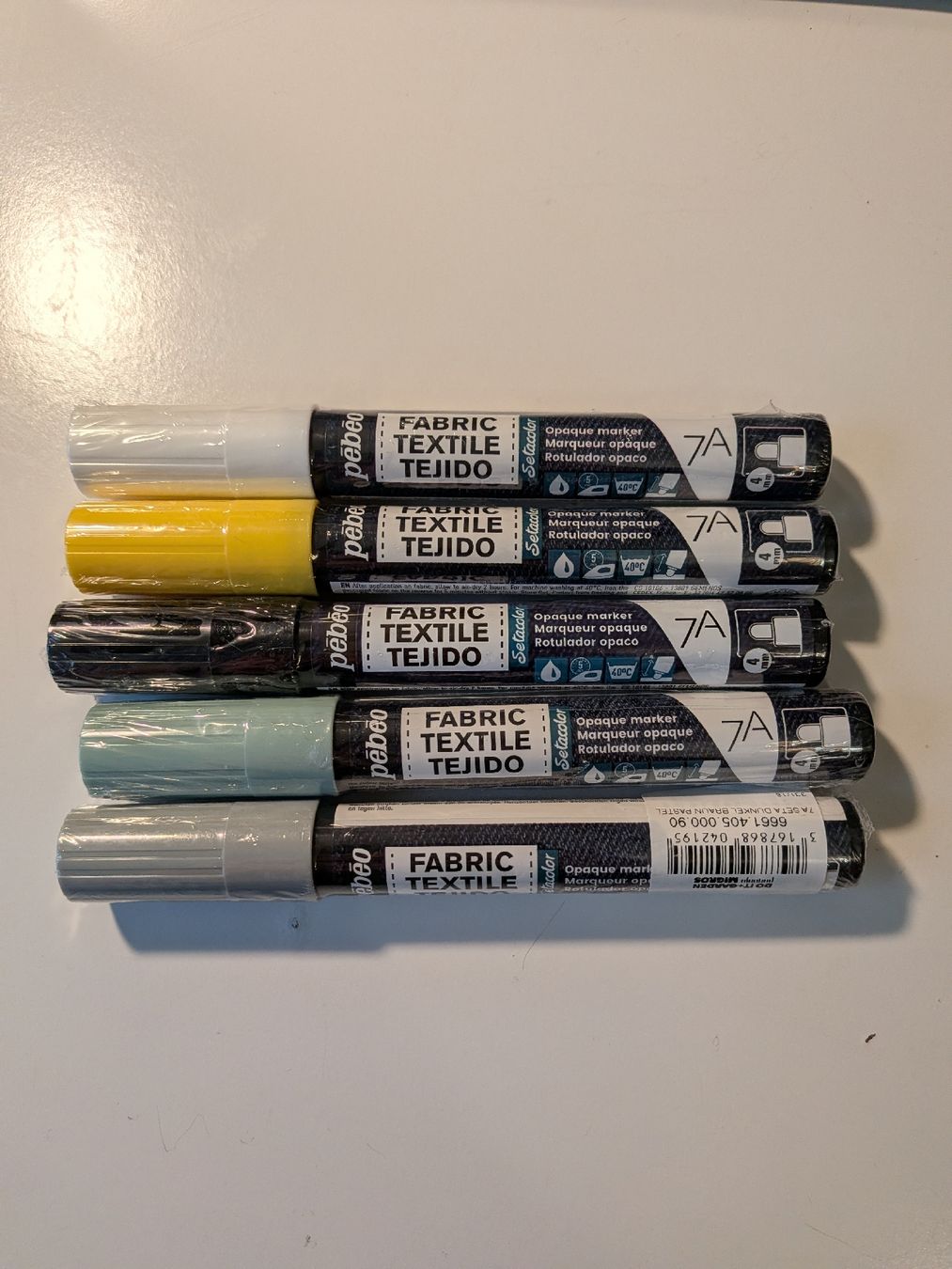 Stifte & Marker: 5 Phebeo Textilmarker, assortiert – Neu (gemäss Beschreibung) aus Bülach von _livia