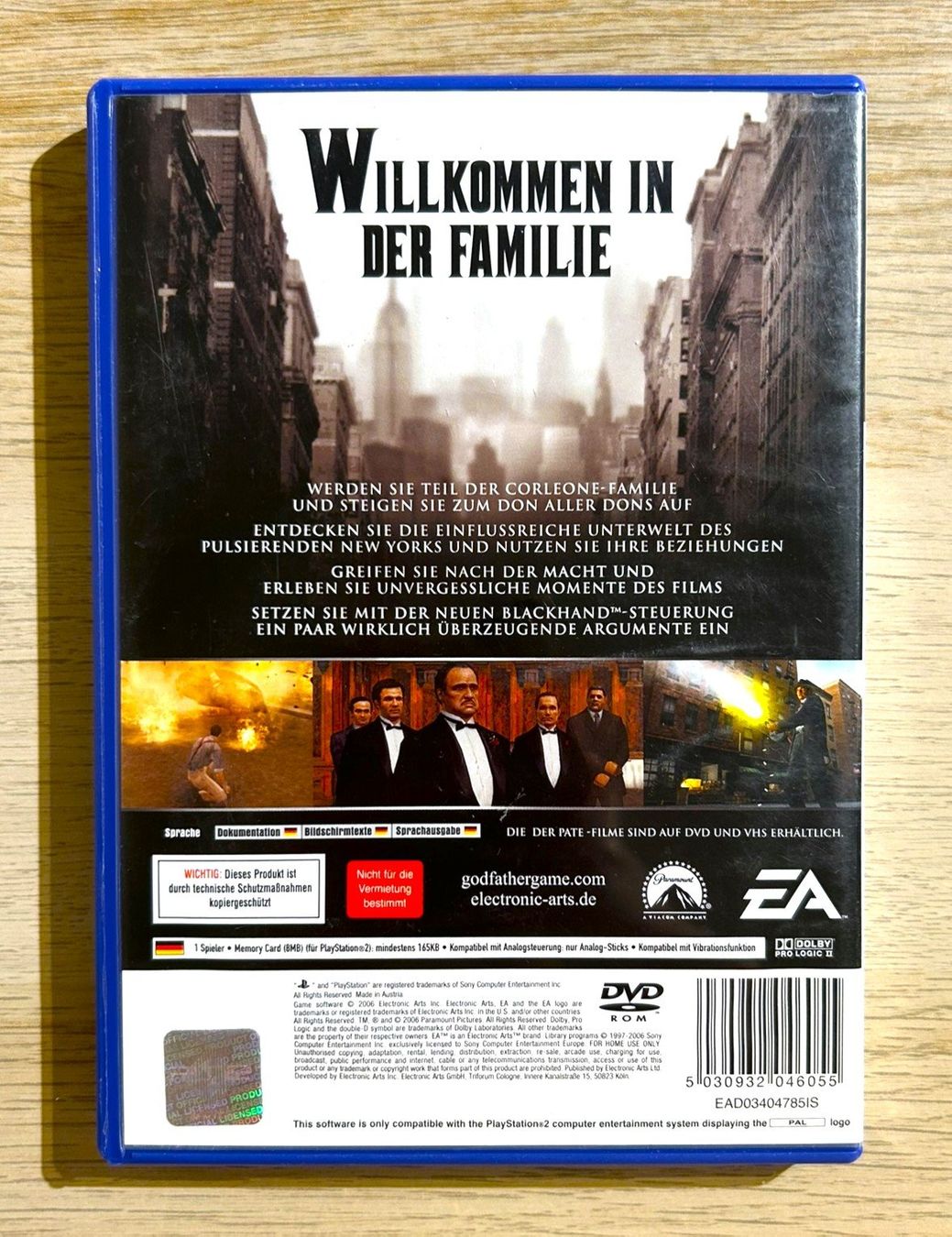 Sony Giochi: Der Pate PS2 – Usato da St. Gallen venduto da Alpine.Arcade 1