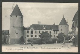 Carte P de 1915 ( Yverdon / Château )