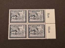 Deutsches Reich Viererblock Briefmarken postfrisch