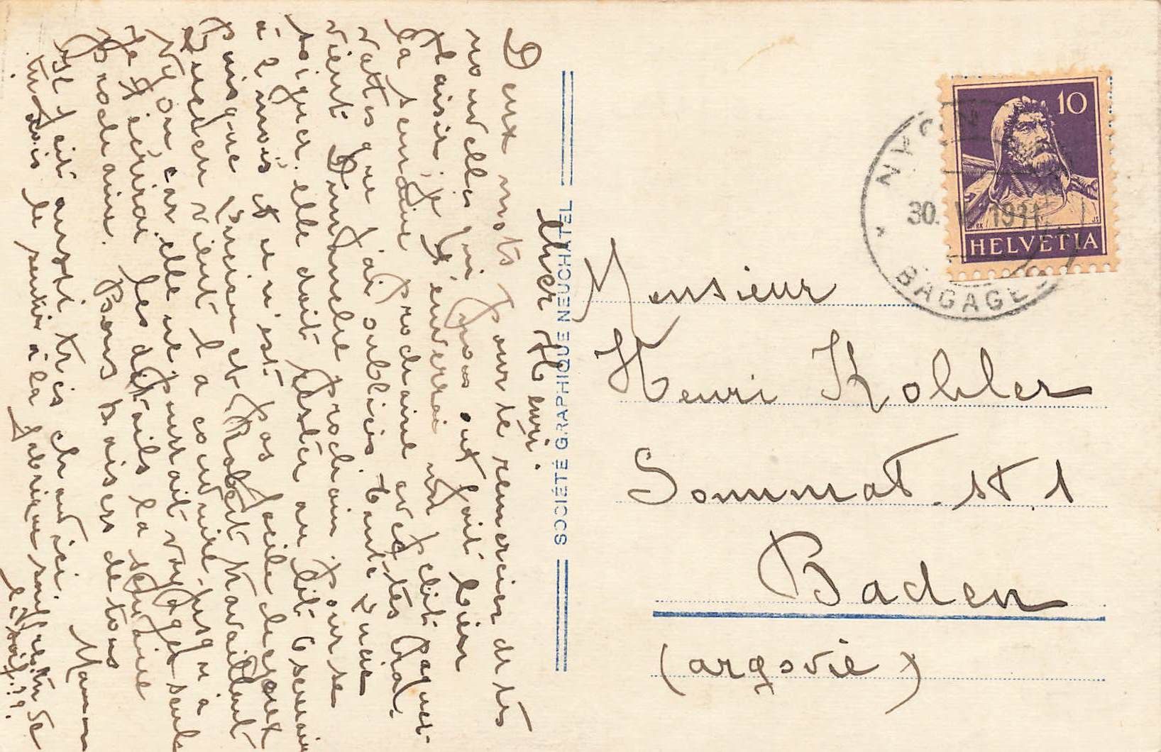 Cartes postales: Nyon – D'occasion à Biasca par Blenio71 1