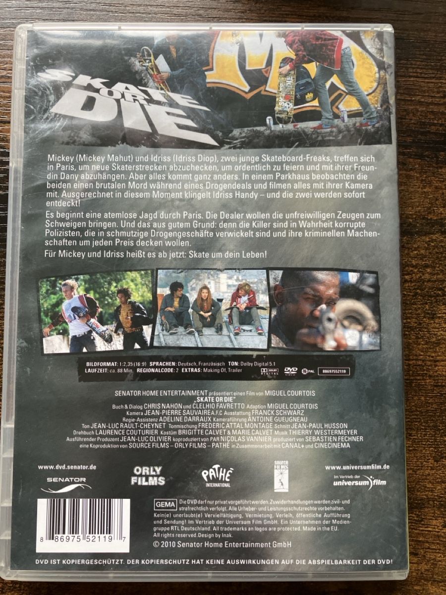 Tutti i DVDs: Skate or Die DVD – Usato da Glarus venduto da Jhuber78 1