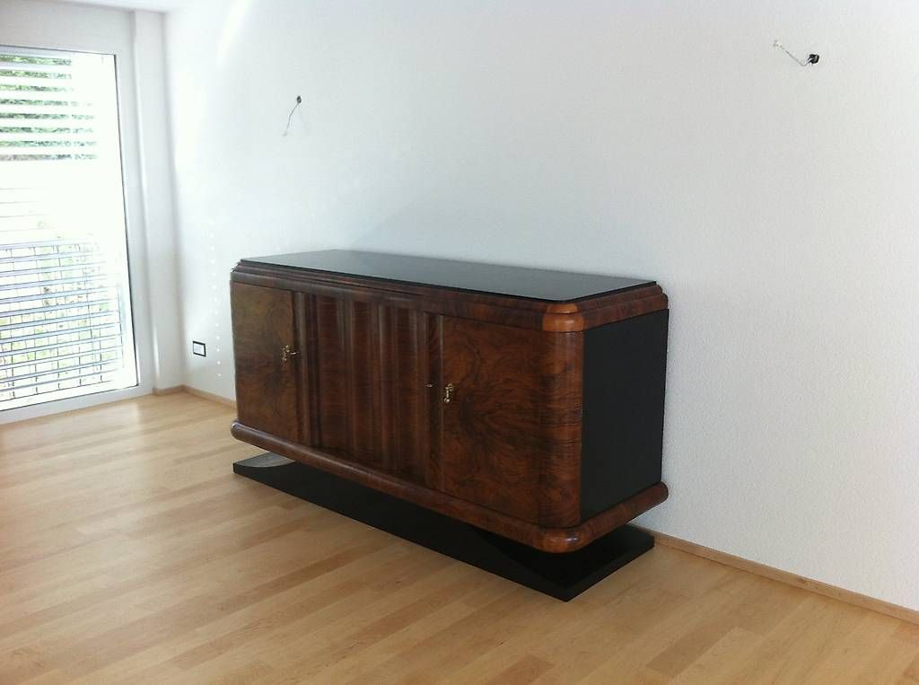 Credenze: Antikes Art Deco Sideboard,  – Usato da Winterthur venduto da Beclay