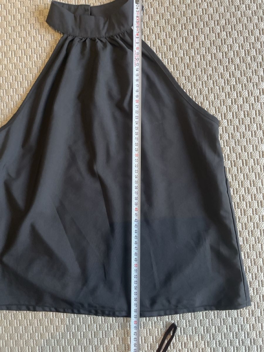 Top: Neckholdertop, schwarz, ca. 38 – Usato da Solothurn venduto da Bobesch08 4