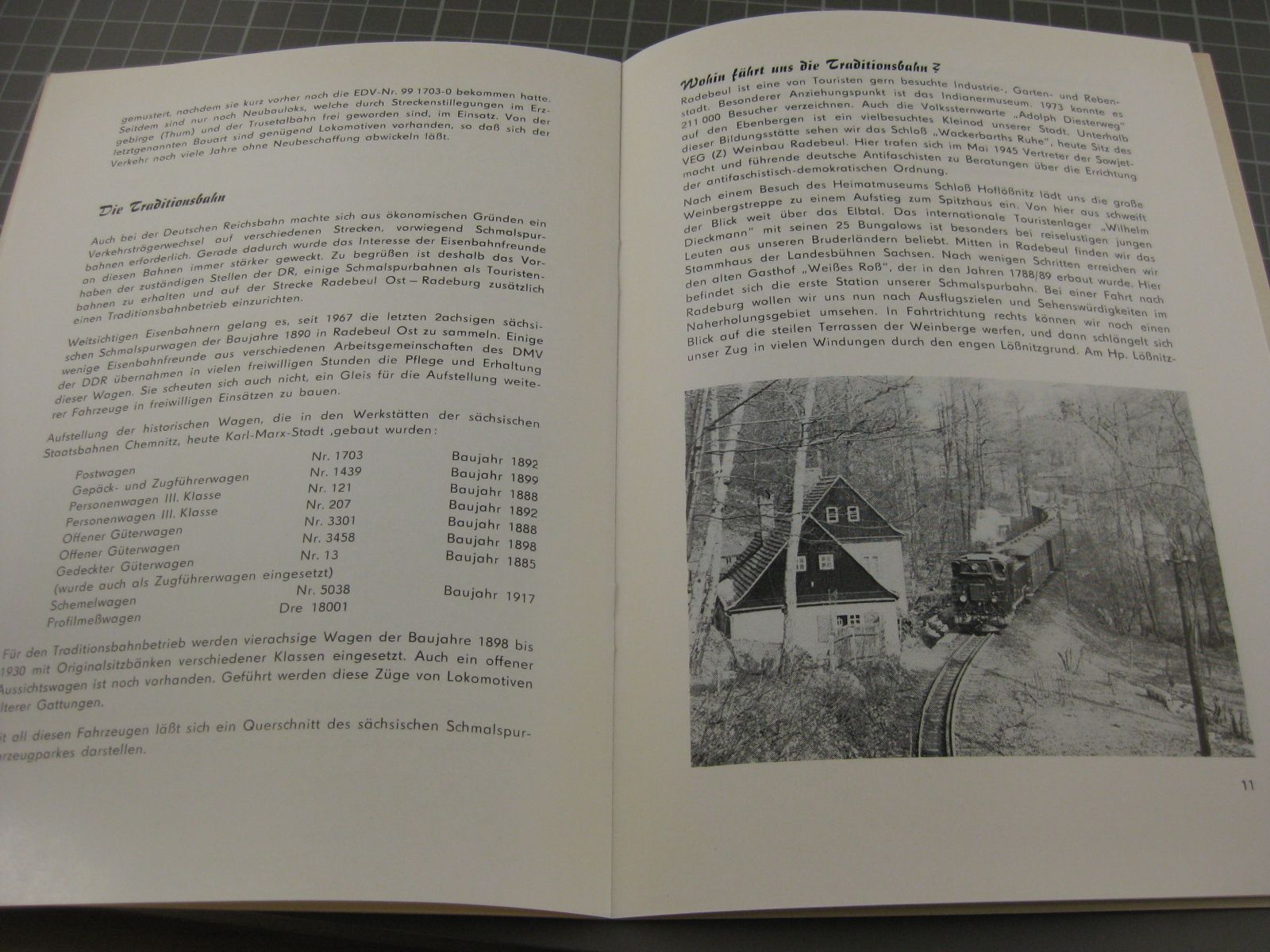 Livres: Schmalspurbahn Radebeul-Radeburg – D'occasion à Malters par Marosko 4