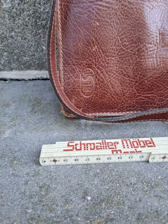 Vintage tasche leder braun