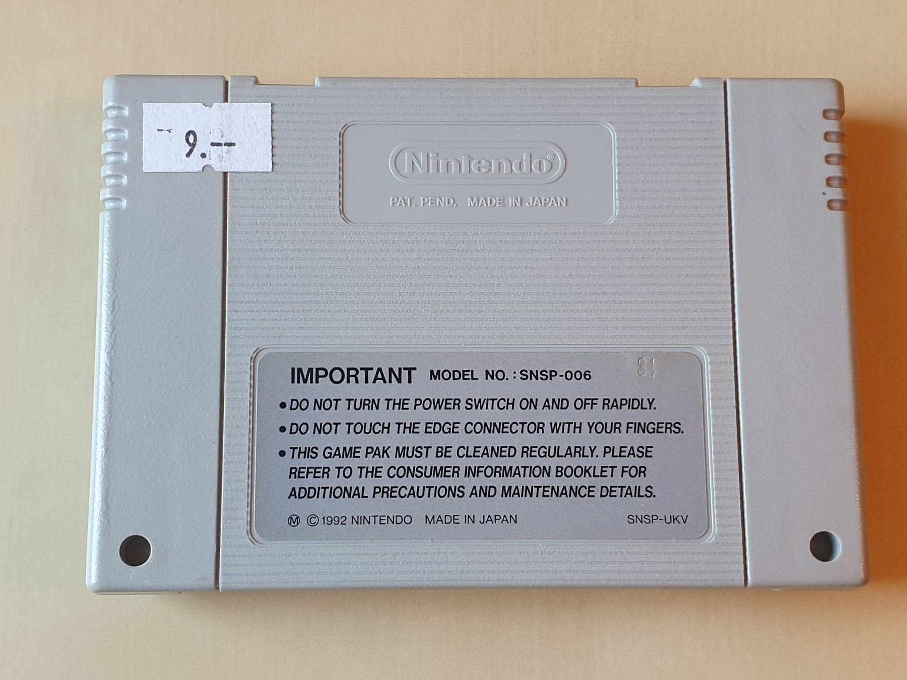 Nintendo Giochi: NBA live 95 – Usato da Stansstad venduto da collectorsshop 1