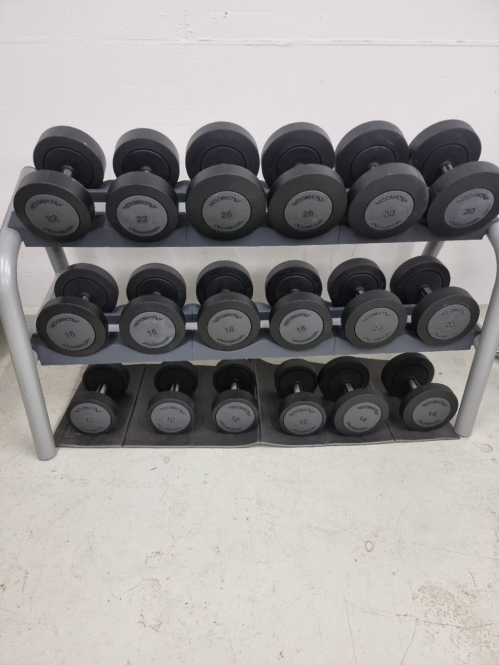 Technogym Manubri & Pesi: Hantelset Technogym  mit Rack NEUWERTIG  – Usato da Aarau venduto da Aboudx 1