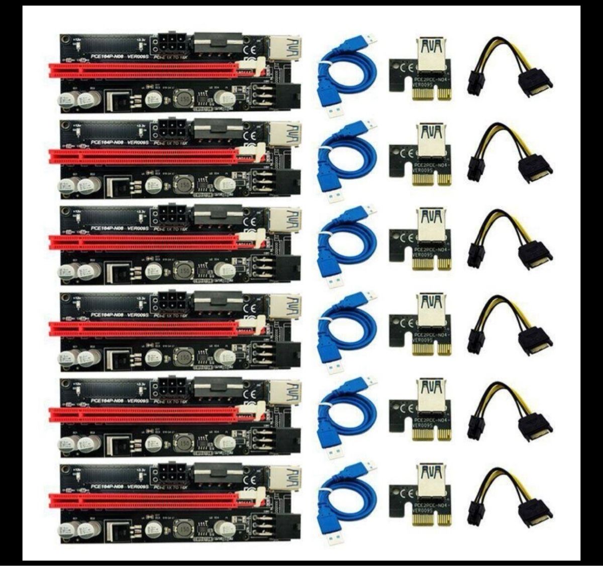 Server: 6 x PCI-E Riser VER 009S Express - Top Zustand, neuwertig – Nuovo e nell'imballaggio originale da Spiez venduto da bauwohnen24.ch