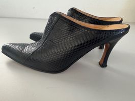 Damen Schuhe - Einzelanfertigung 37  Leder schwarz - wie NEU