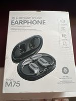 Kabellose Kopfhörer M75 3D Surround Sound schwarz neu