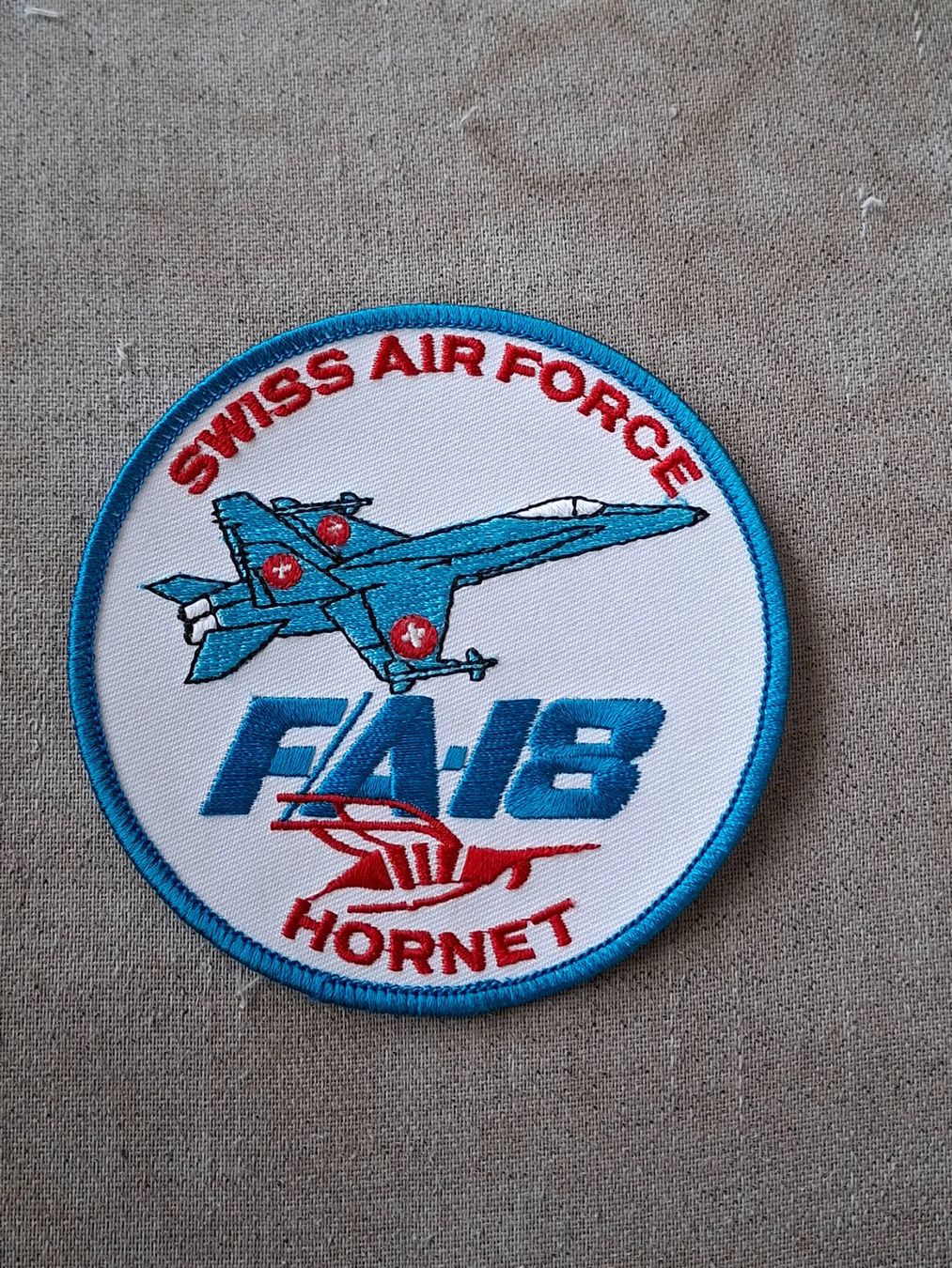 Ansichtskarten: Patch F/A-18 Schweizer Luftwaffe – Gebraucht aus Giffers von attila07