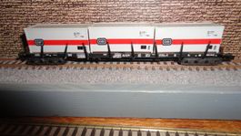 3 Güterwagen DB Minitrix in OVP gebraucht Spur N