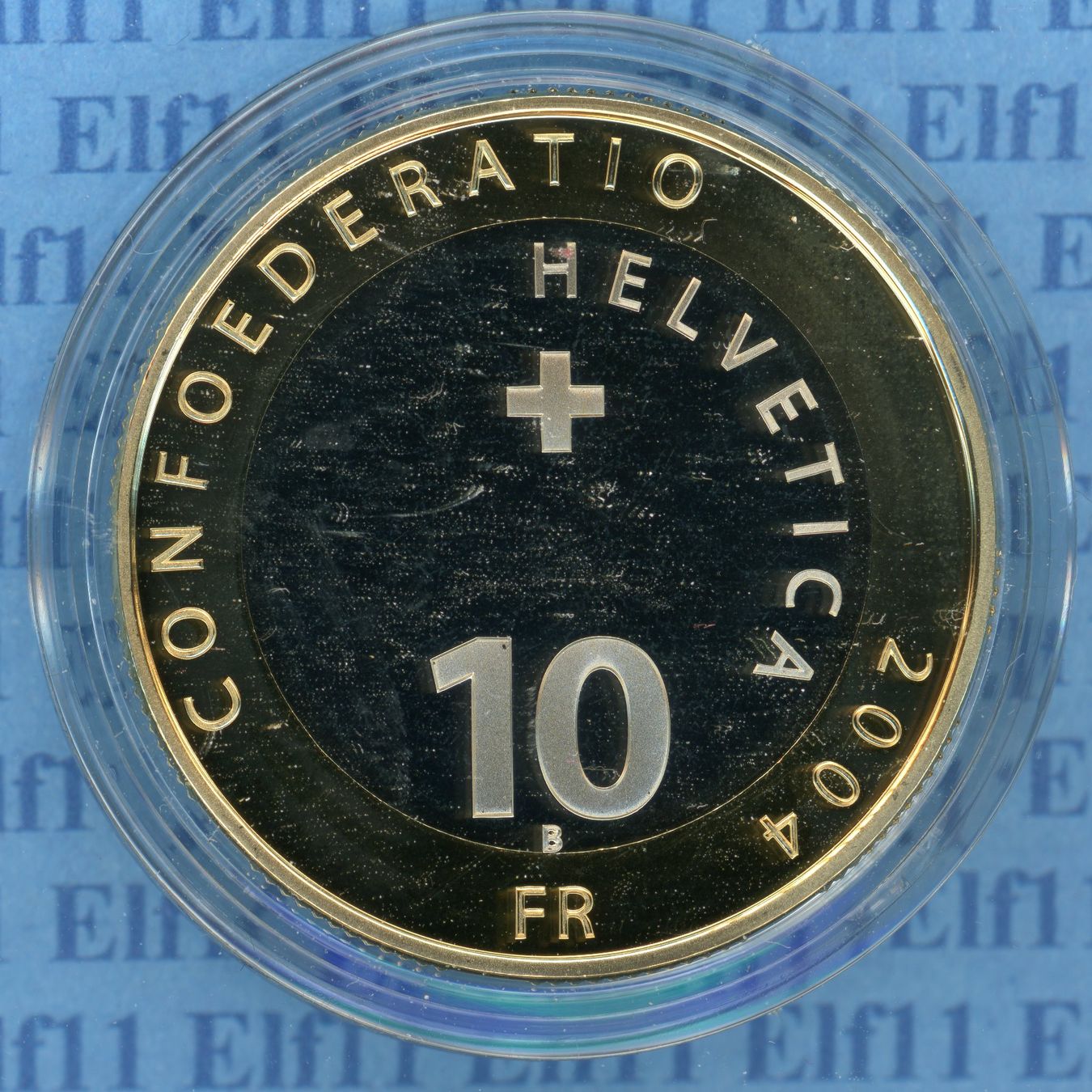 Tutti le monete: CHF__10.00 2004 Matterhorn PP 10 Franken – Nuovo e nell'imballaggio originale da Widnau venduto da Elf11