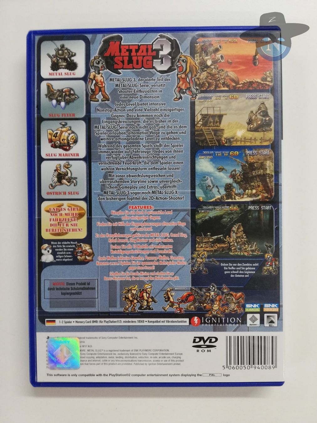 Sony Giochi: Metal Slug 3    / Sony Playstation 2   PS2 – Usato da St. Gallen venduto da zorro_dc 1