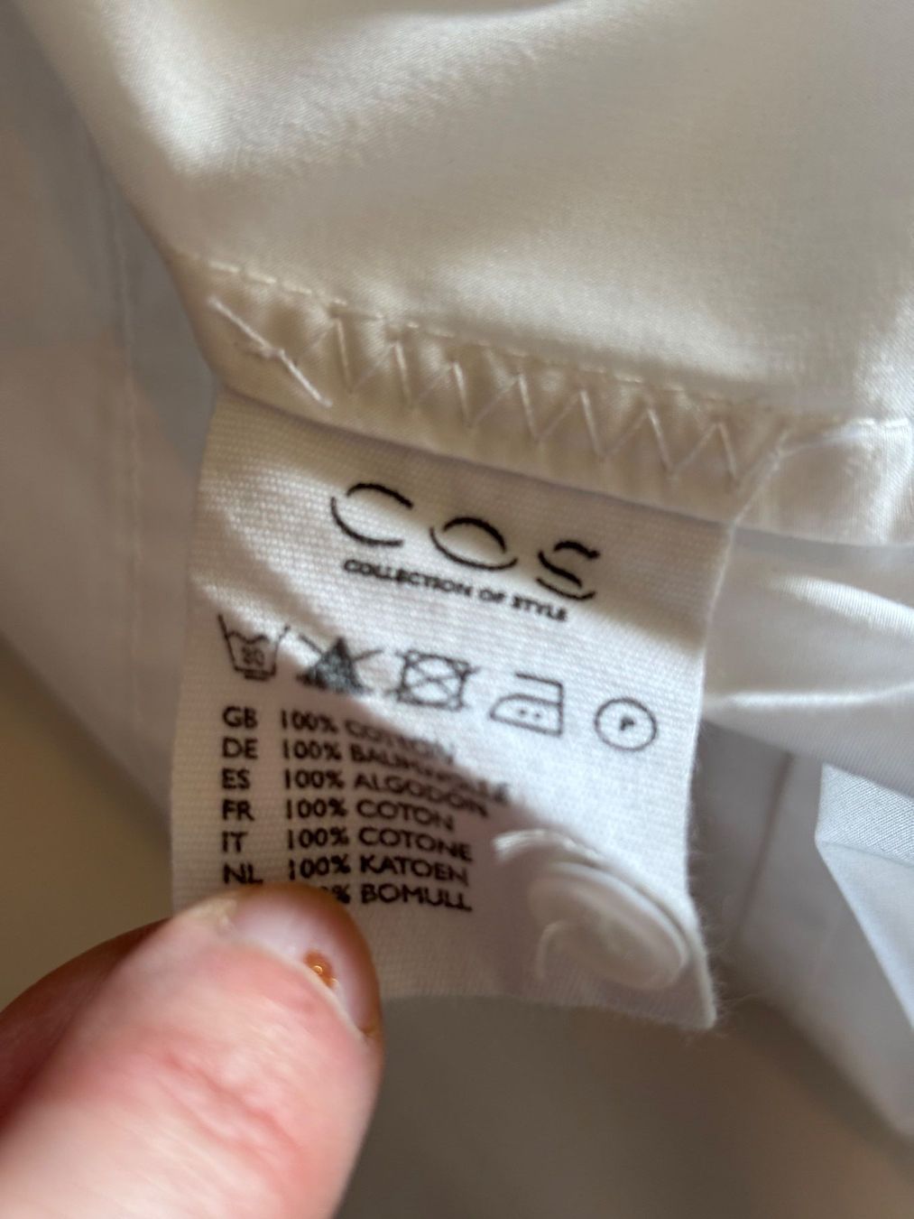 Cos Camicette: COS Bluse 100% Baumwolle Gr. 36 – Usato da Zürich venduto da missmodernage 8