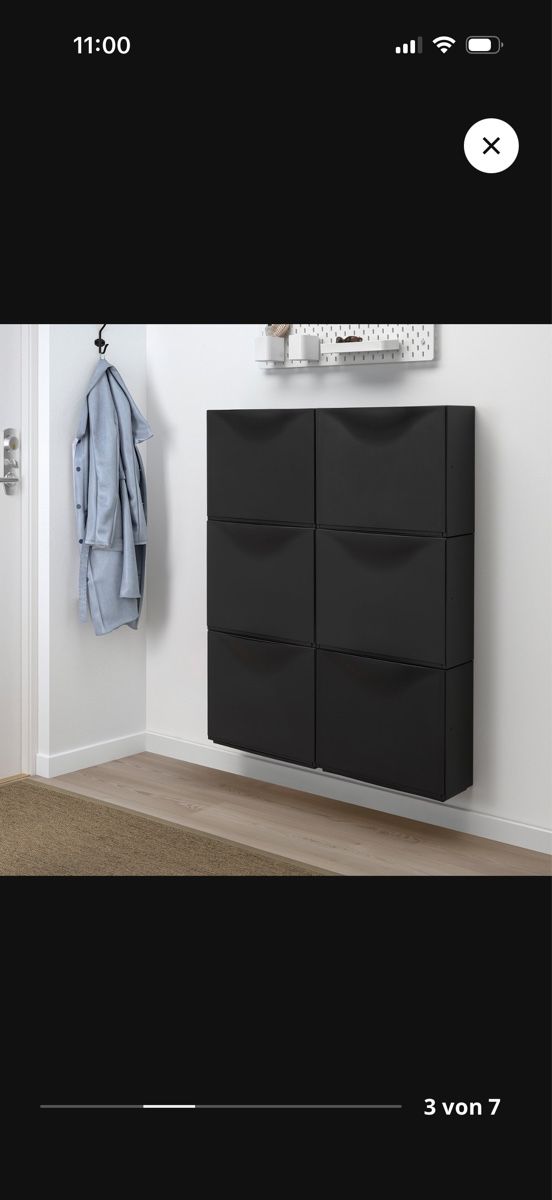 Armadi: Ikea Schuhschrank "Trones" Schwarz  6 Stück – Usato da Muolen venduto da Jassii97 1